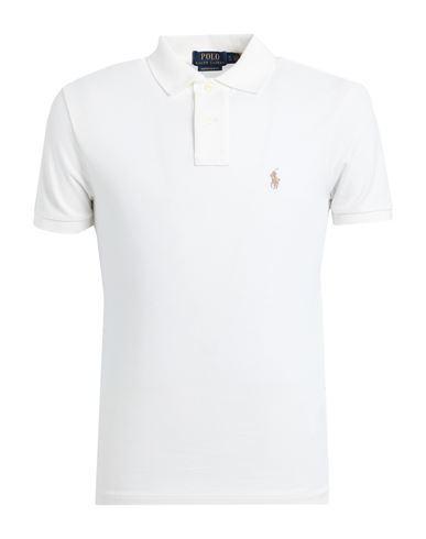 POLO RALPH LAUREN Man Polo Shirt Off White Size Xxl Cotton Product Image