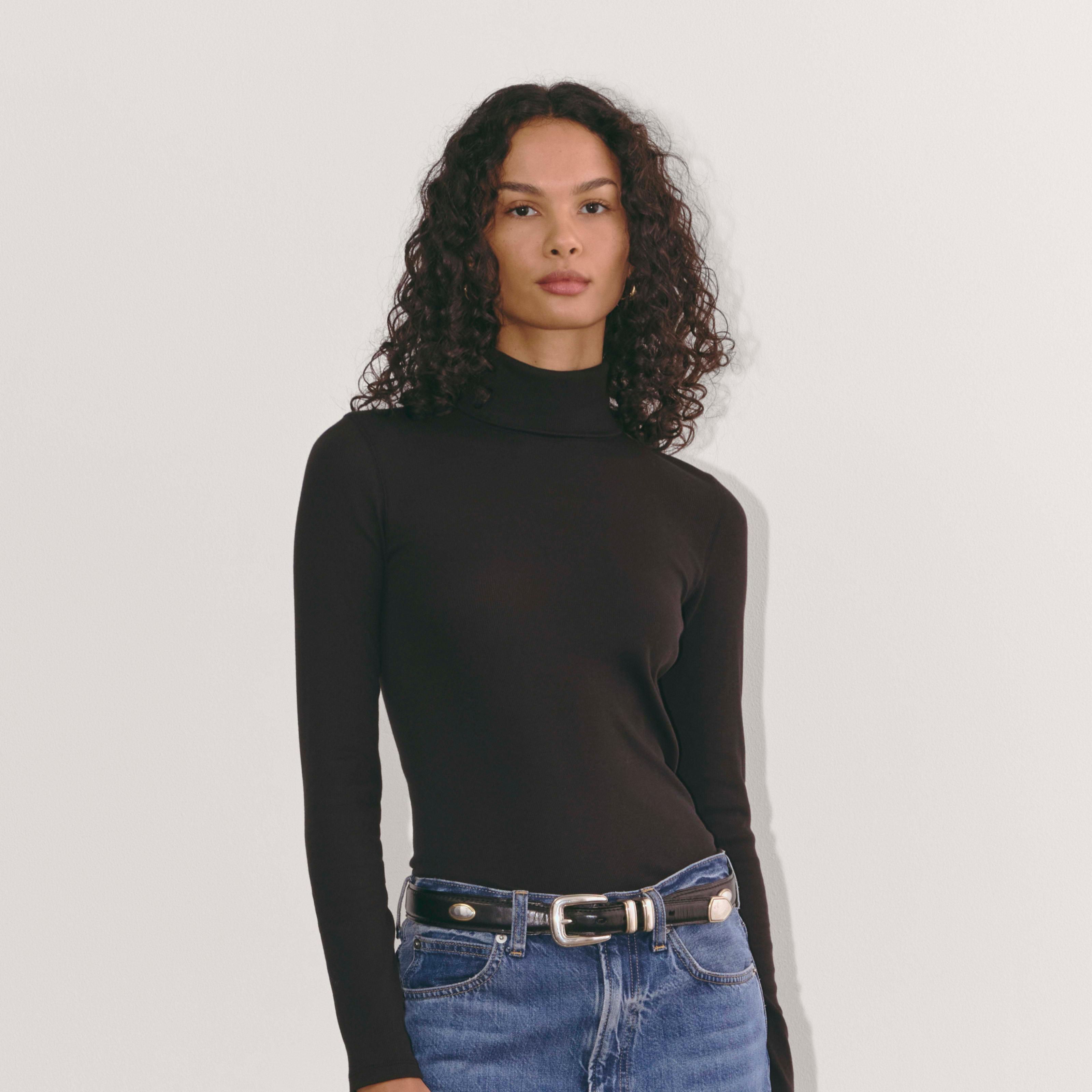 The Luxe Rib Turtleneck Product Image