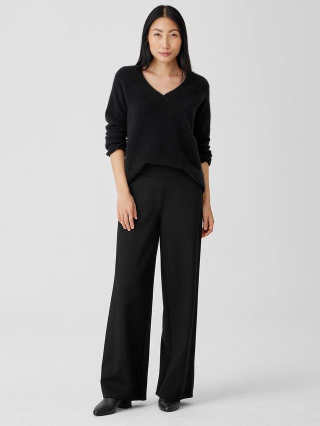 EILEEN FISHER Washable Flex Ponte Wide-Leg Pantfemale Product Image