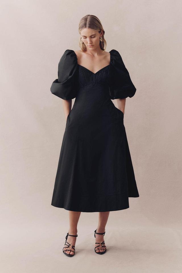 Hester Corsetted Midi Dress Product Image