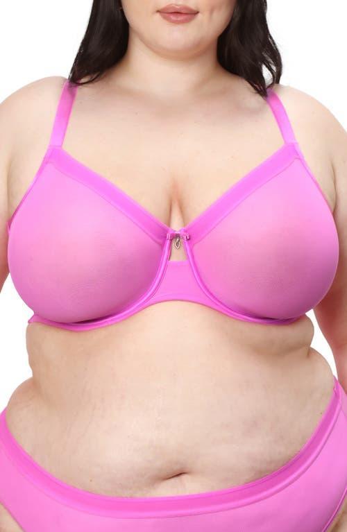 Curvy Couture Full Figure Mesh Underwire Bra Product Image