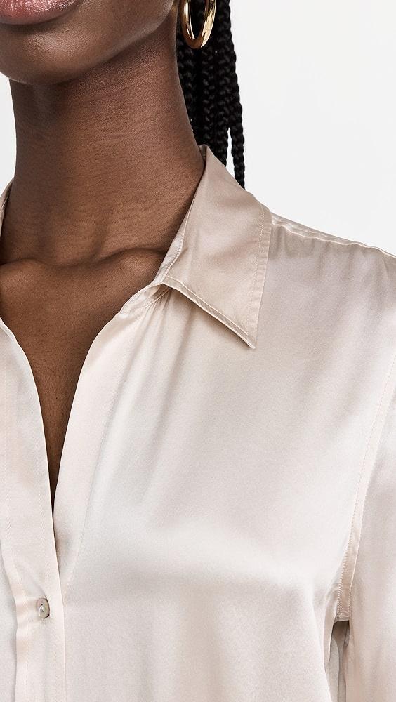 L'AGENCE Dani 3/4 Sleeve Blouse | Shopbop Product Image