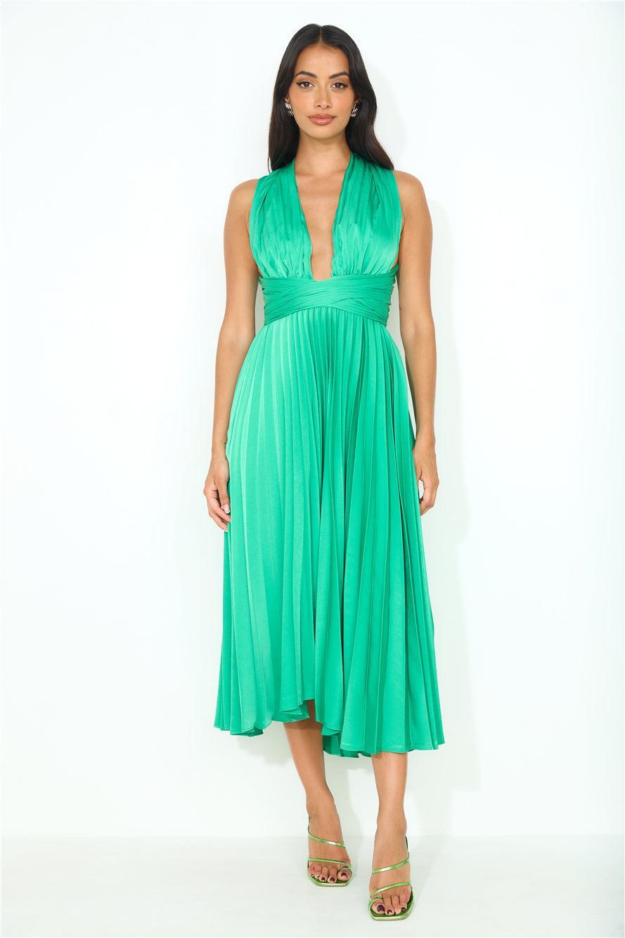 Fabulous 'Fit Midi Dress Green Product Image