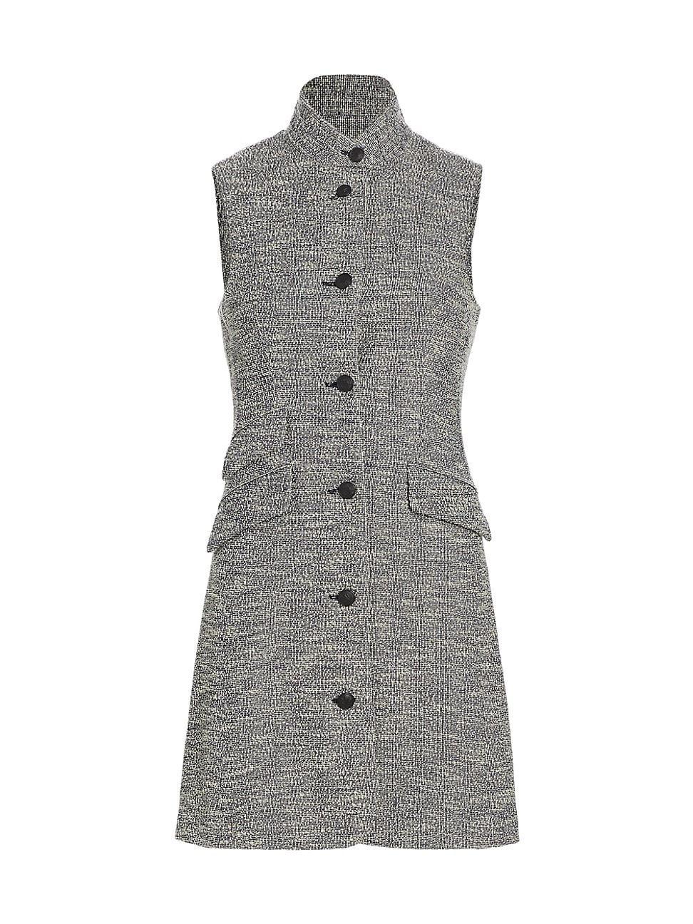 Womens Slade Tweed Sleeveless Minidress Product Image