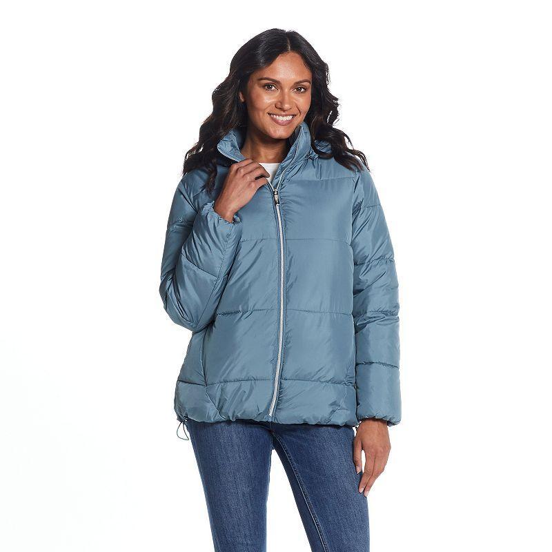 Womens Weathercast Hood Puffer Coat Product Image