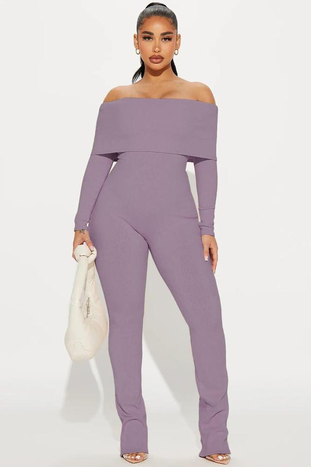 Amara Snatched Jumpsuit - Bark Brown Product Image