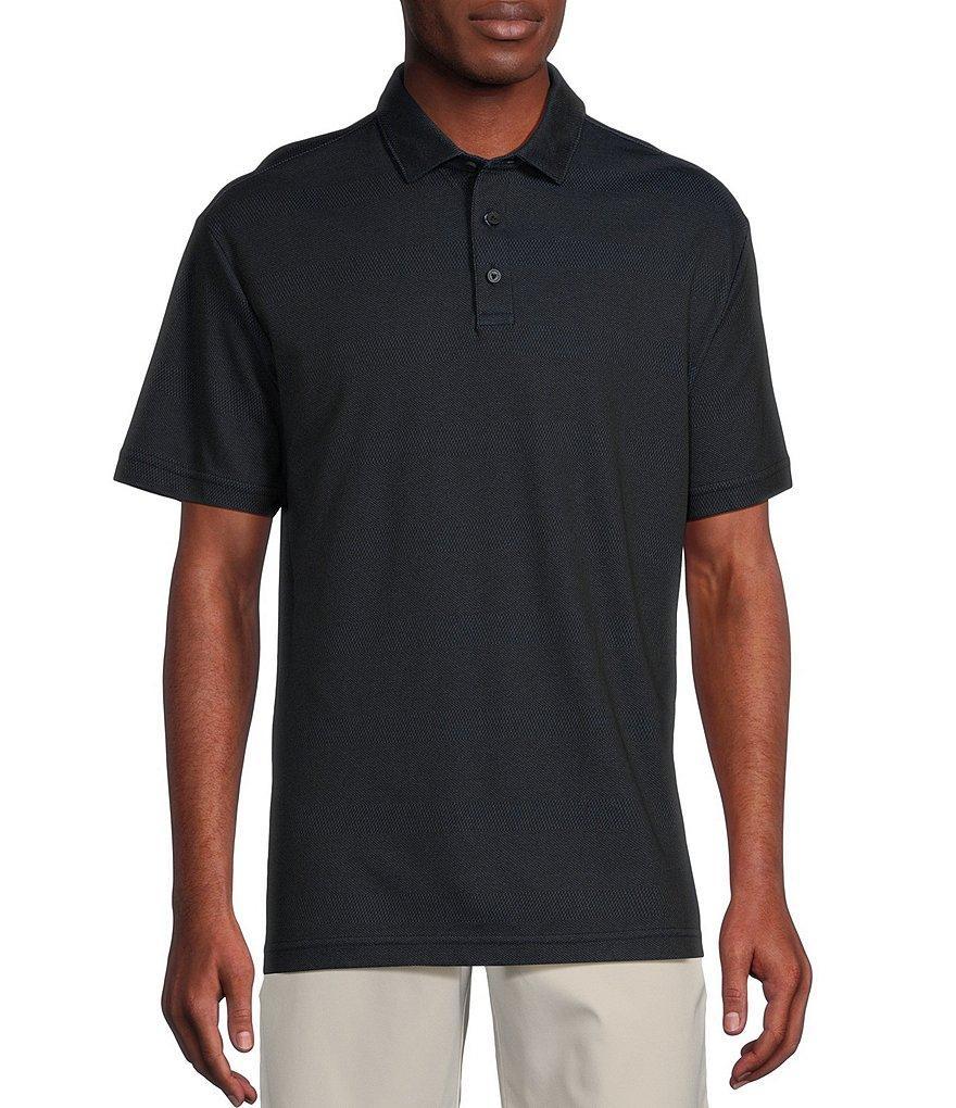 Cremieux Blue Label Performance Big & Tall Stretch Striped Short Sleeve Polo Shirt Product Image