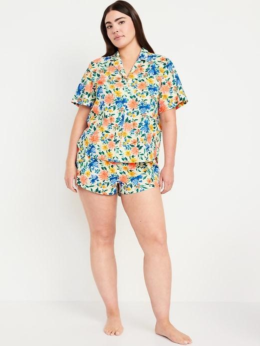 Poplin Pajama Short Set Product Image