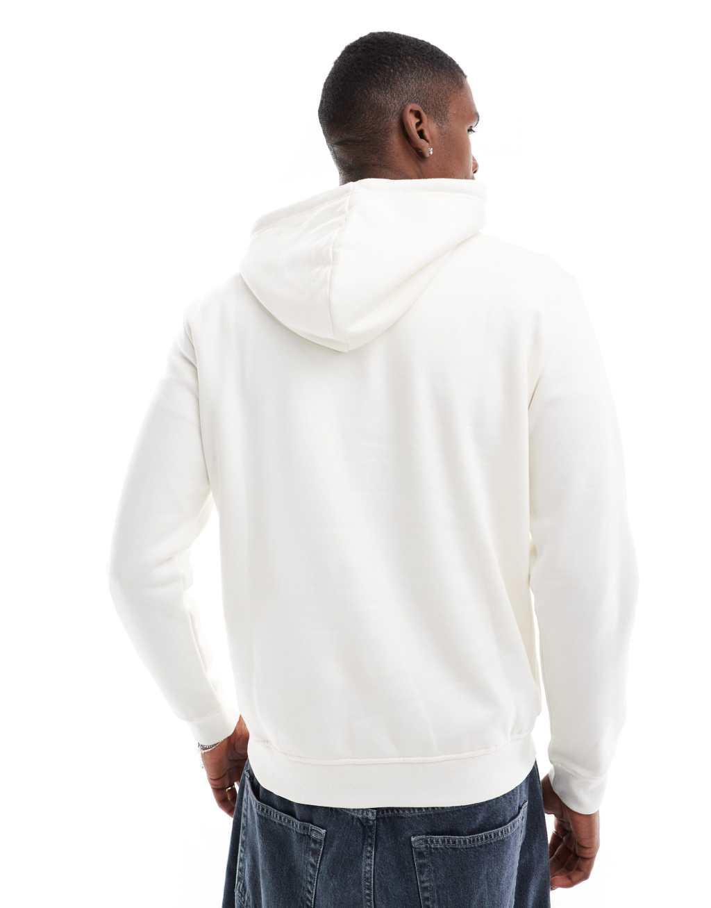 ONLY & SONS hoodie in off white Product Image