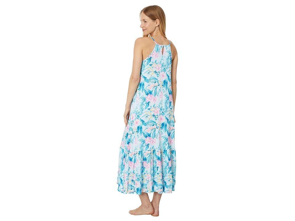 Tommy Bahama Tropical Sleeveless Maxi Gown (Tropical Hibiscus) Women's Pajama Product Image