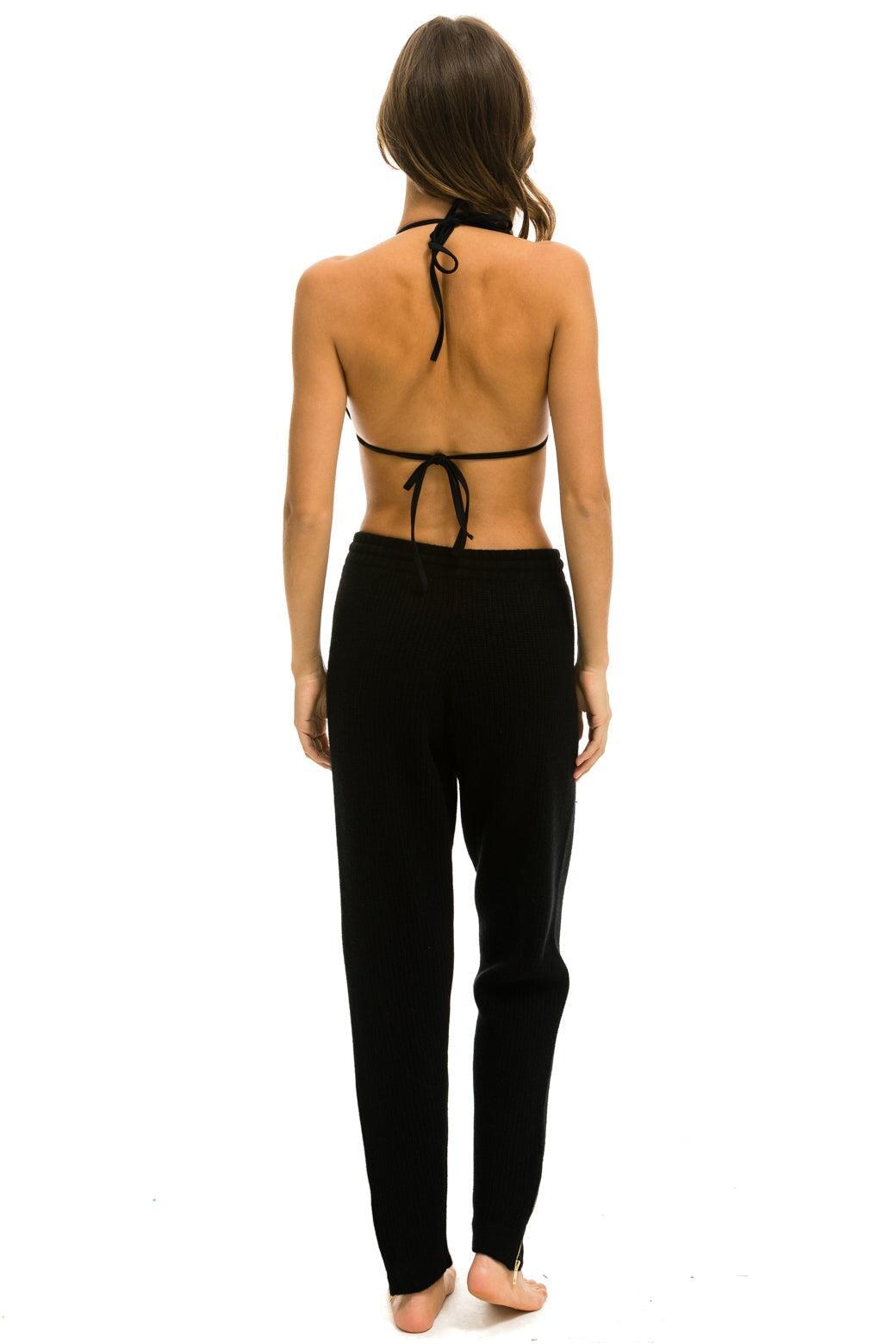 VINTAGE CABIN CASHMERE SWEATER PANT	- BLACK Female Product Image