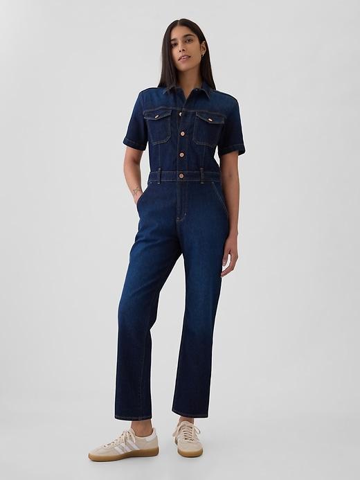 Denim Jumpsuit Product Image