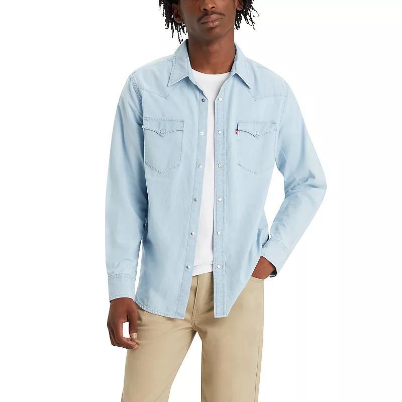 Mens Levis Classic Standard Fit Western Button-Up Shirt Product Image