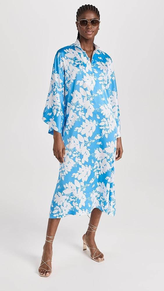 La Vie Style House Satin Leaf Caftan | Shopbop Product Image