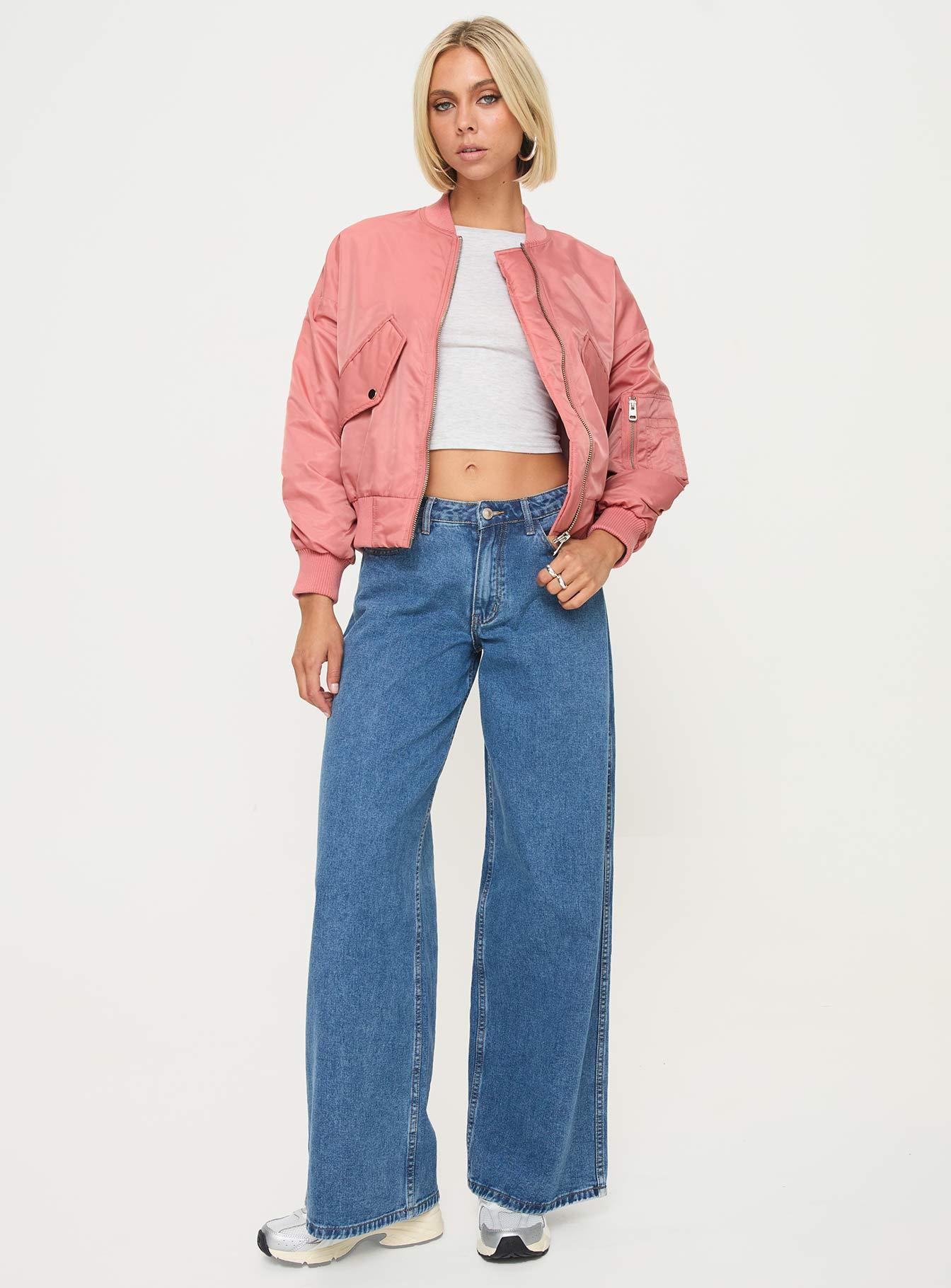 Regarn Bomber Jacket Dusted Rose Product Image