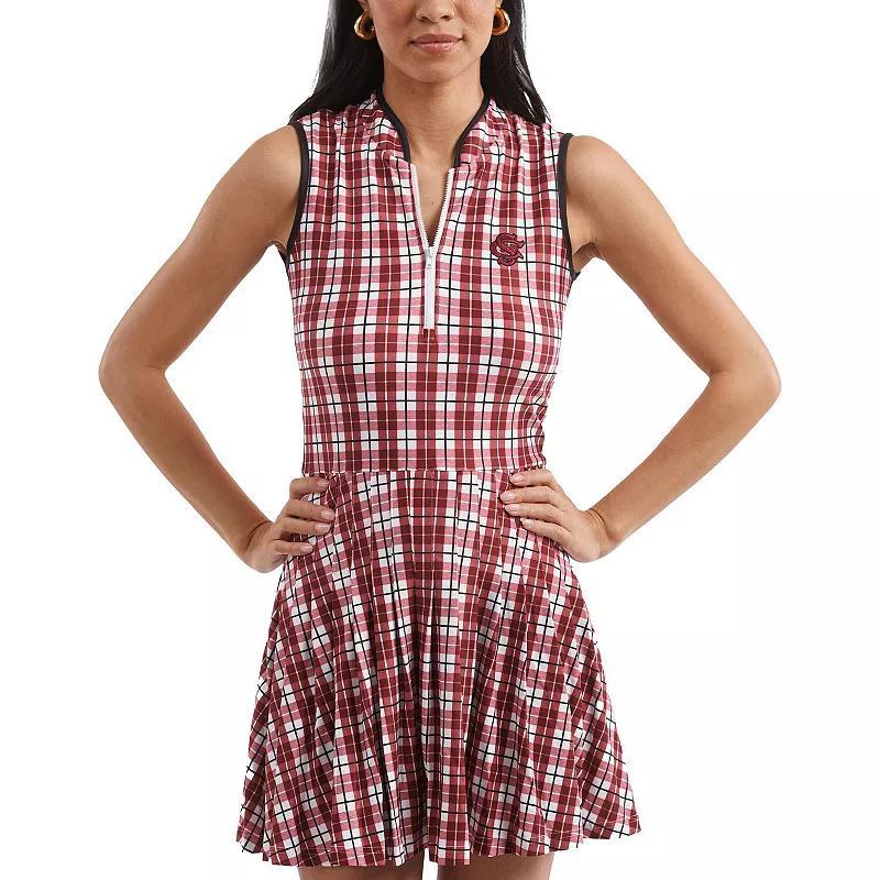 Womens Smith & Quinn Garnet/White South Carolina Gamecocks Tailgate Collection Mackenzie Pleated Dress product image