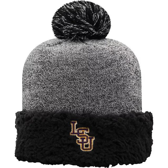 Womens Top of the World LSU Tigers Snug Cuffed Knit Hat with Pom Product Image