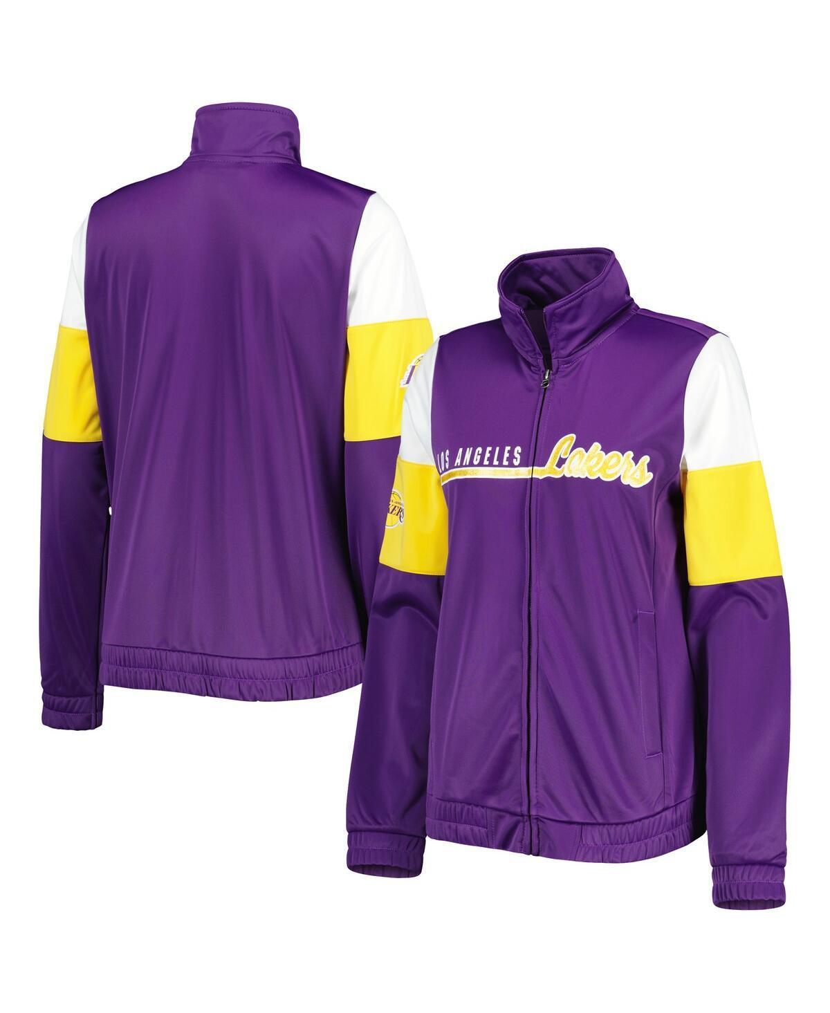 Womens G-III 4Her by Carl Banks Los Angeles Lakers Change Up Full-Zip Track Jacket Product Image