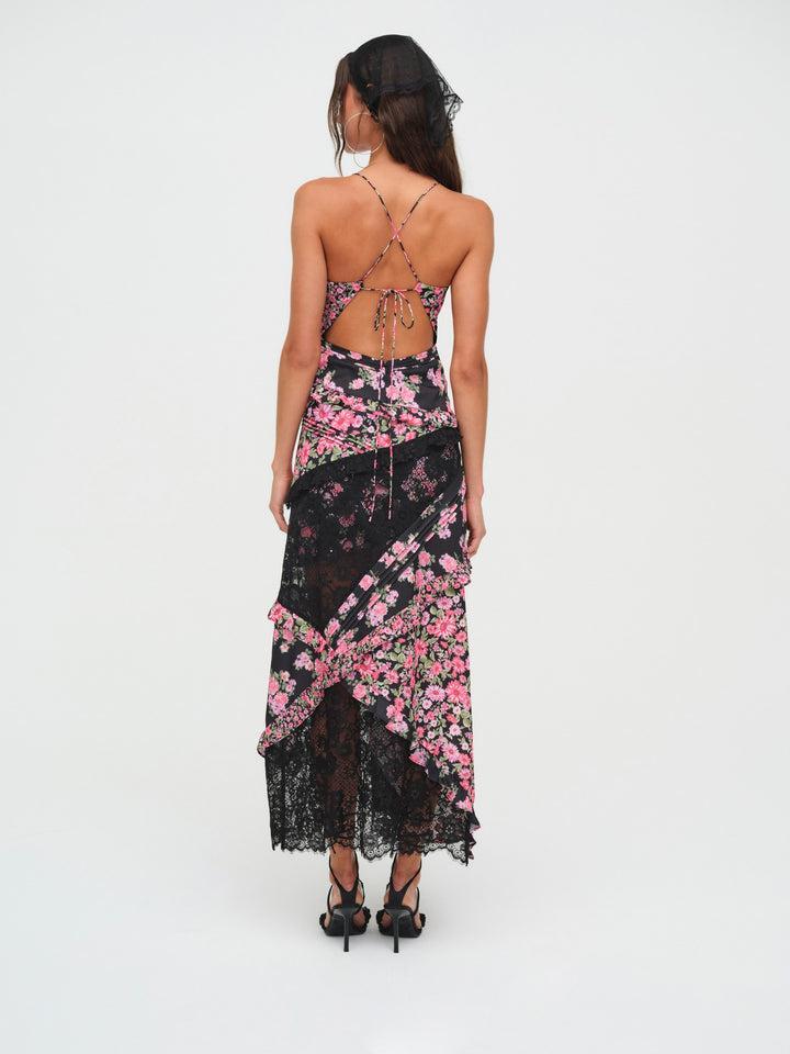 Rosalyn Maxi Dress — Black Product Image