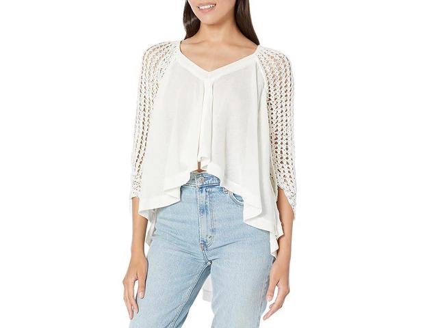 Free People Castaway Top (Ivory) Women's Clothing Product Image