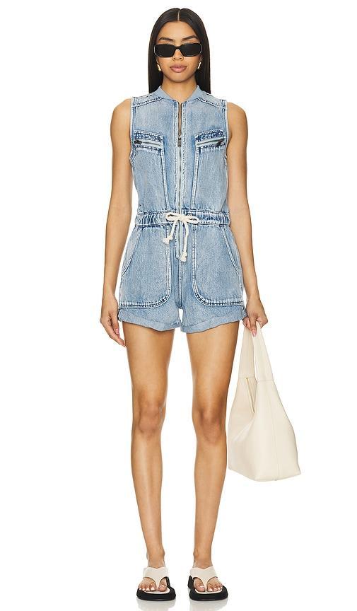 Lilly Denim Romper Product Image