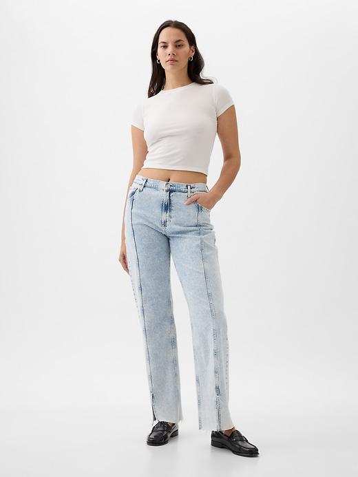 Mid Rise ’90s Loose Cargo Jeans Product Image