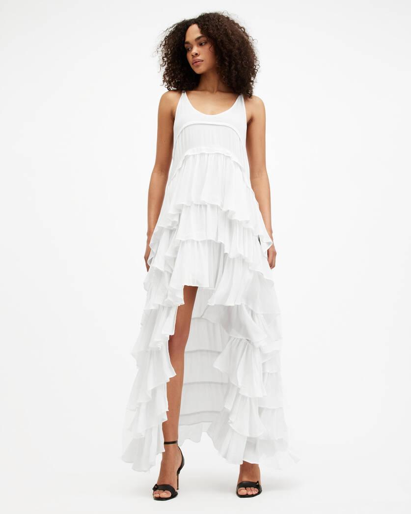 Cavarly Tiered Ruffle Maxi Dress Product Image