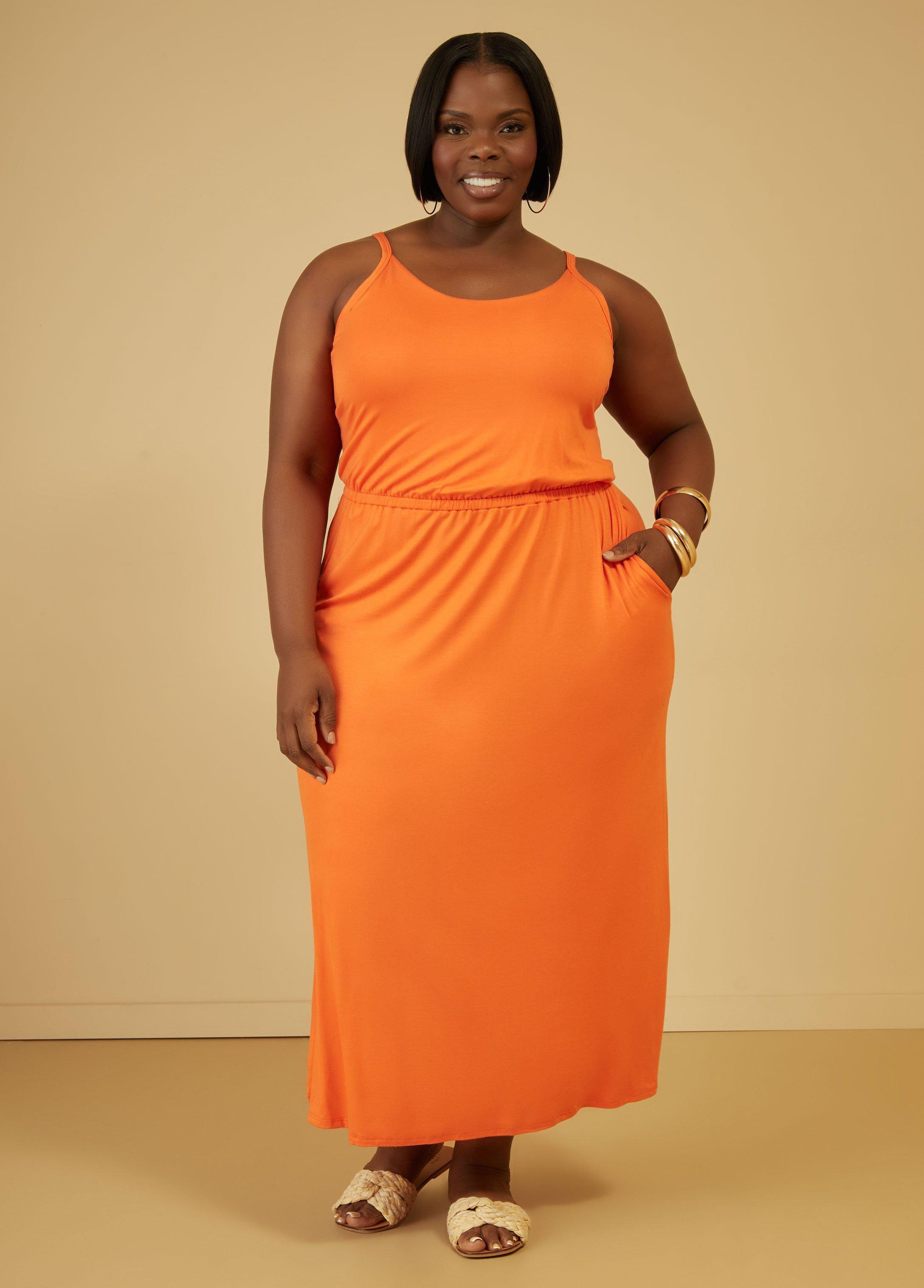 Plus Size Jersey Maxi Dress Ashley Stewart Product Image