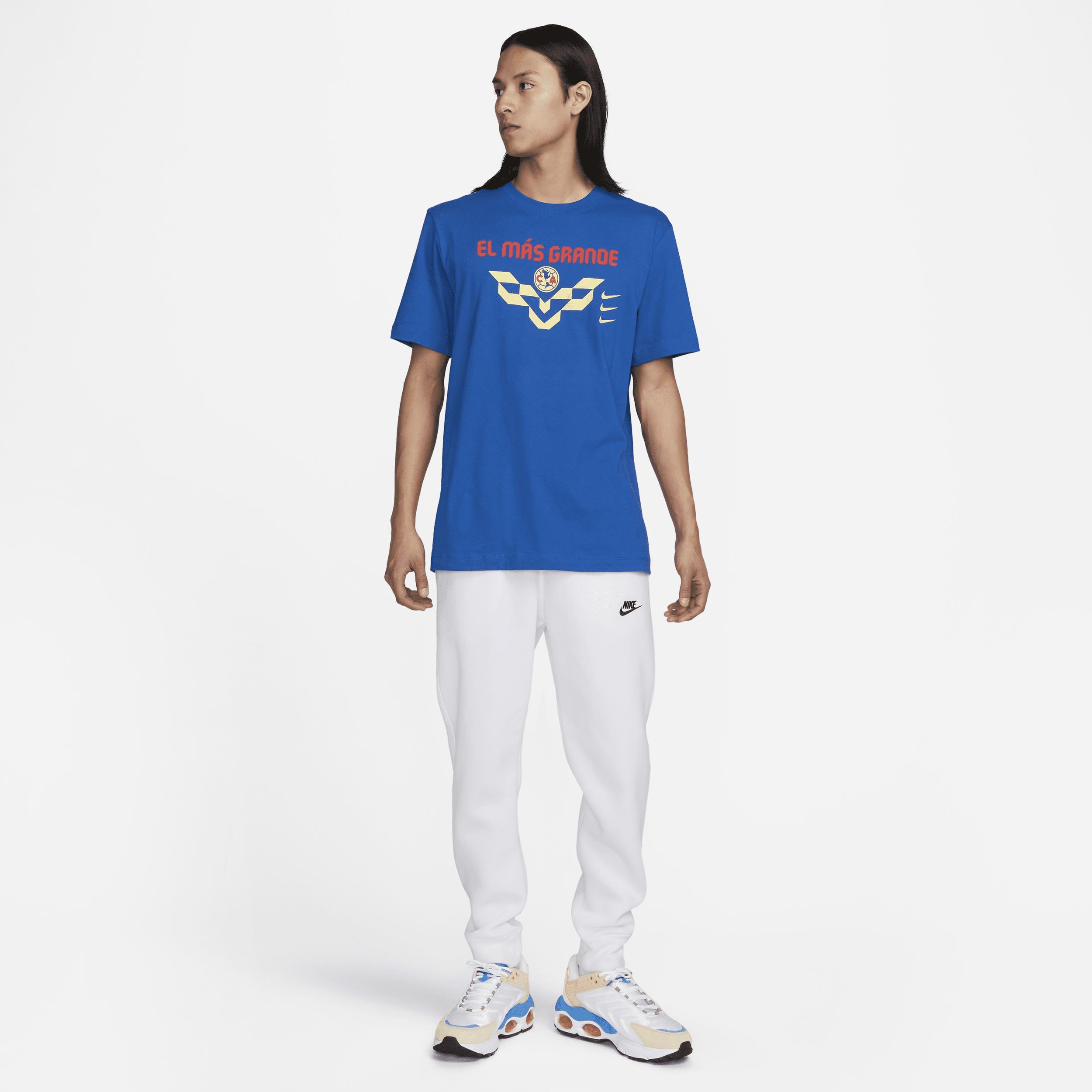 Mens Nike Blue Club America Verbiage T-Shirt Product Image