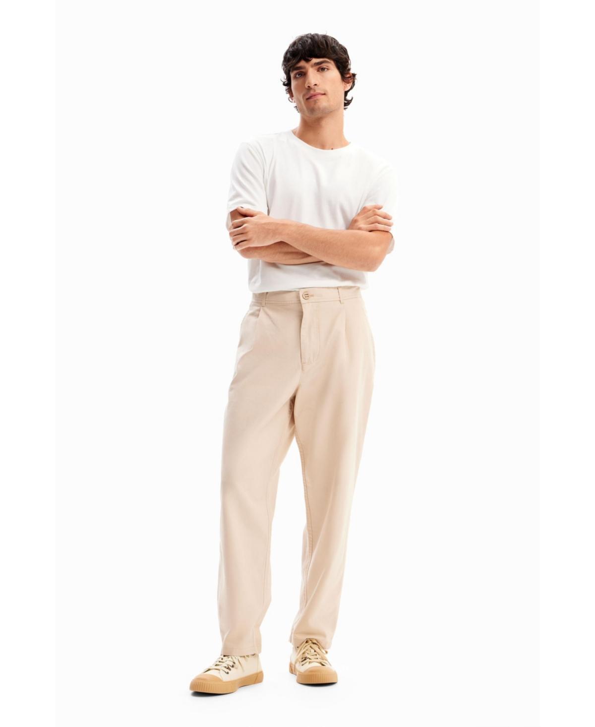 Desigual Mens Tapered chino trousers Product Image