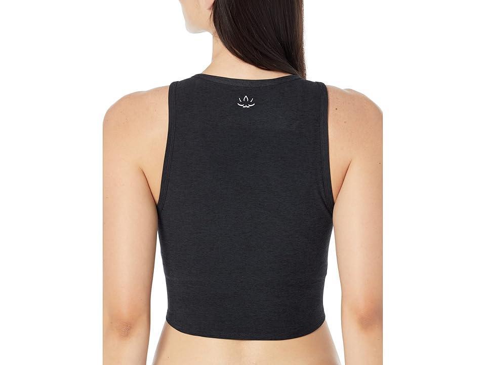 Beyond Yoga Spacedye Motivate Cropped Tank (Darkest Night) Women's Clothing Product Image