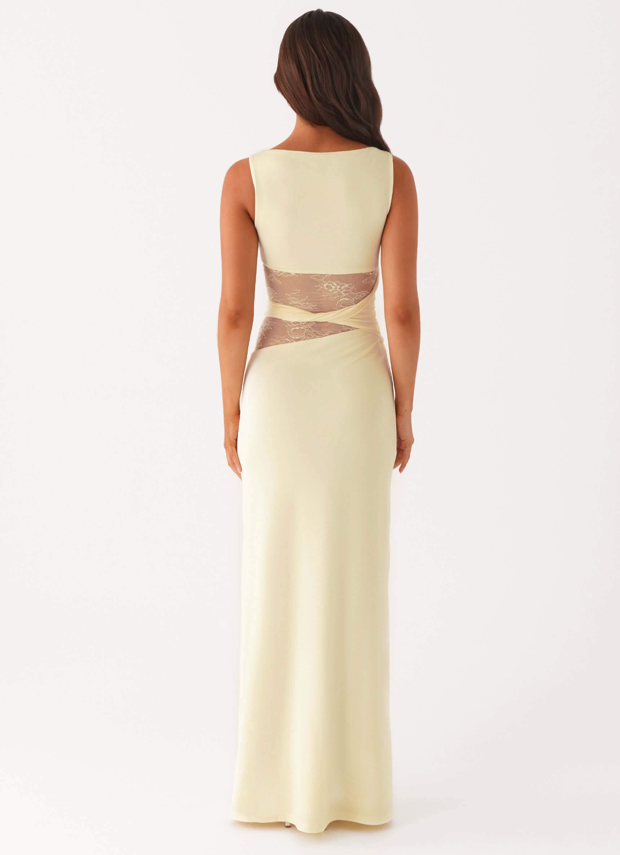 Karma Maxi Dress - Yellow Product Image