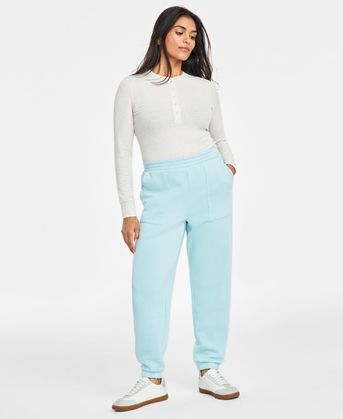 On 34th Womens Tapered Fleece Jogger Pants, Created for Macys Product Image