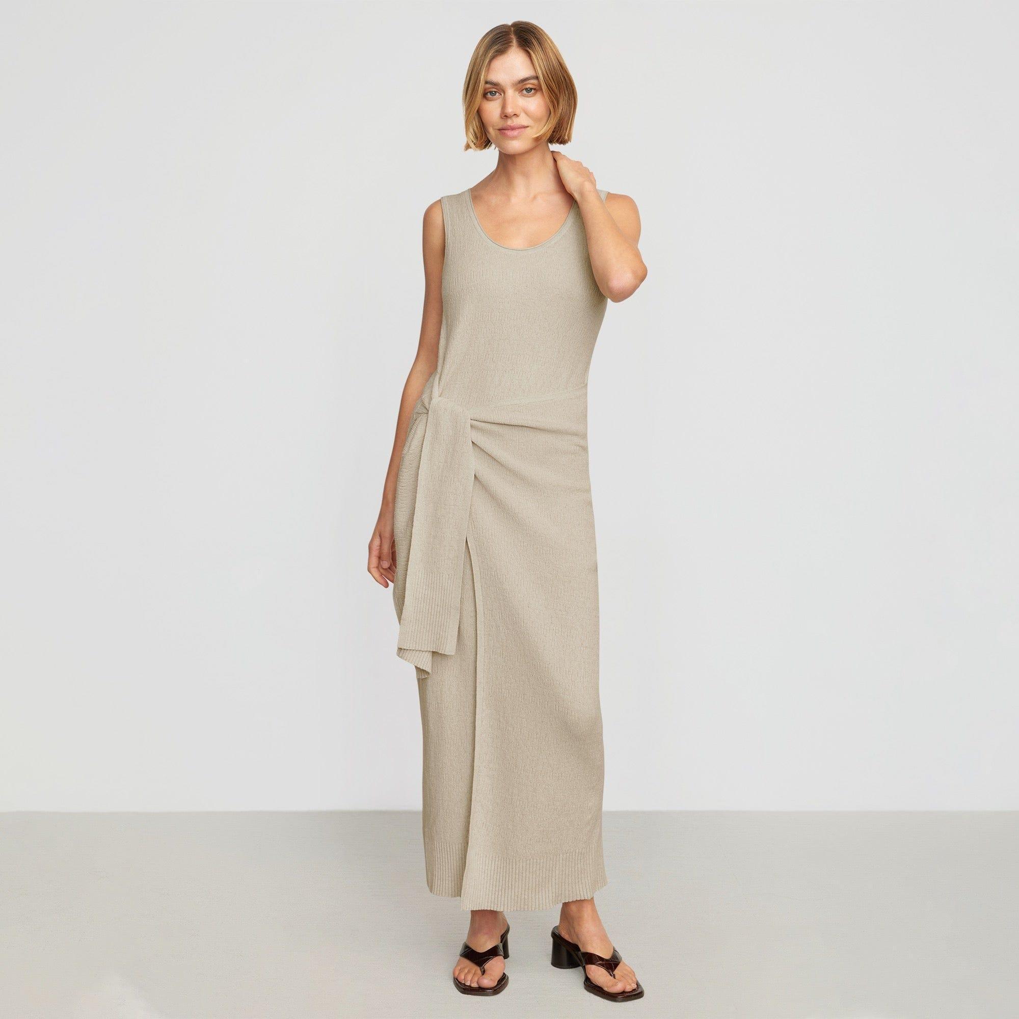 Bianca Linen-Cotton Wrap Dress Product Image