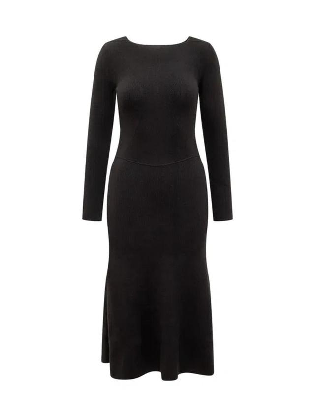 Circle Dress In Black Product Image