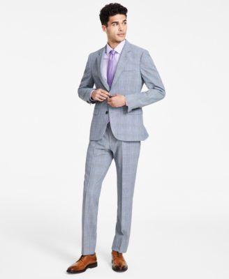 Hugo By Hugo Boss Mens Modern Fit Plaid Suit Separates Product Image