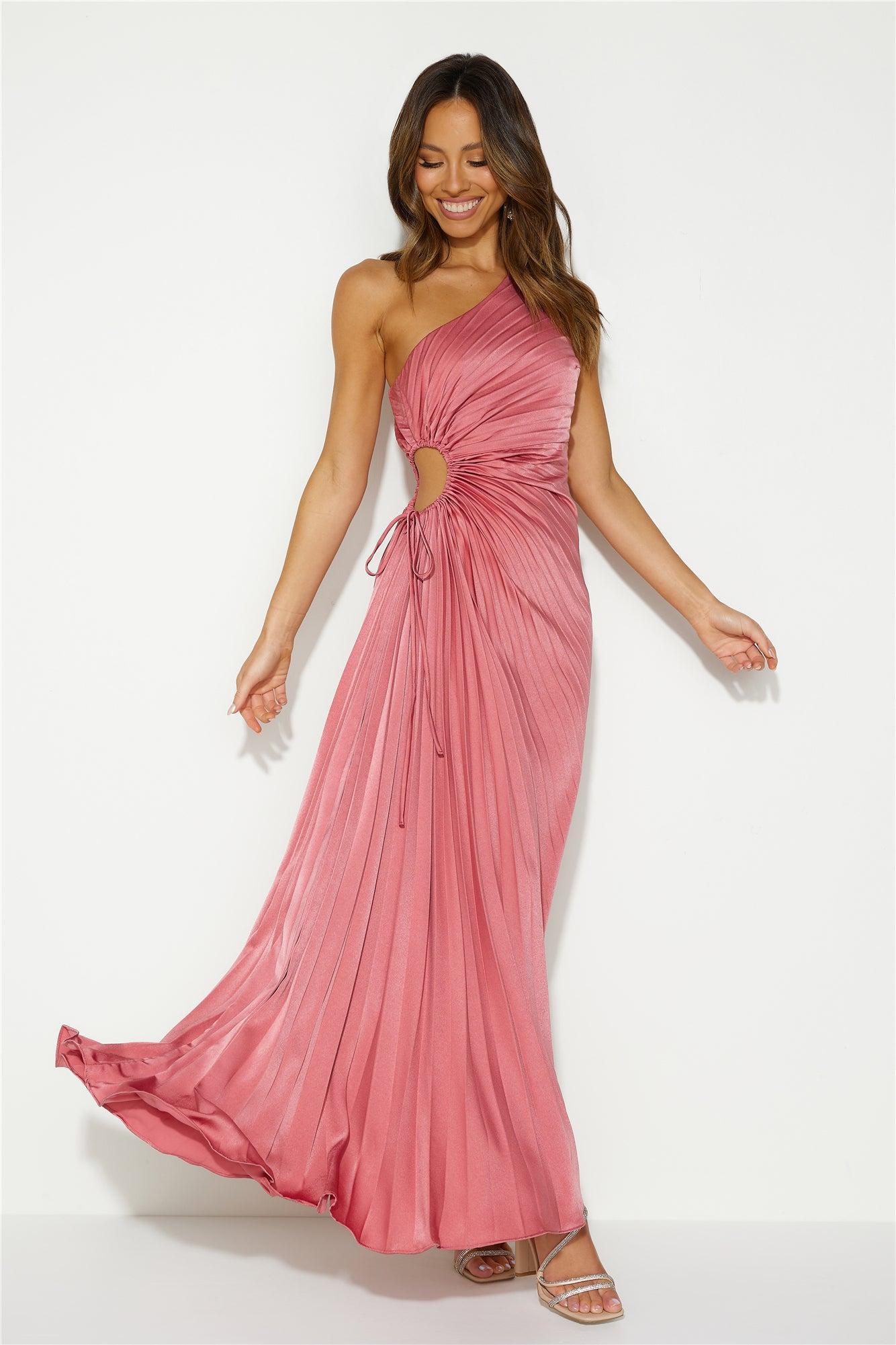 Season Of Weddings Maxi Dress Brick Product Image