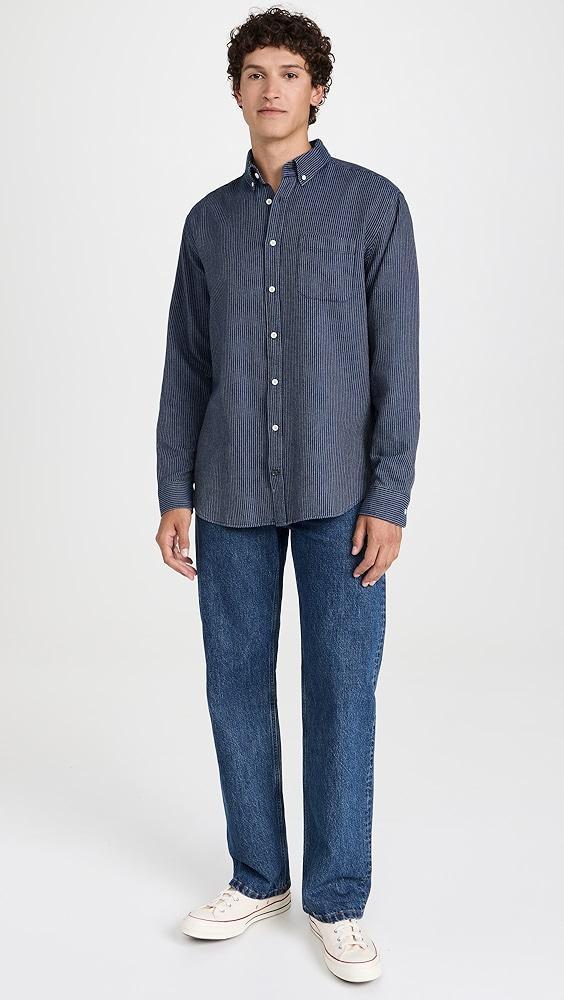 Taylor Stitch Jack Roped Indigo Shirt | Shopbop Product Image