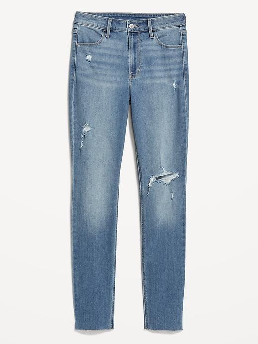 High-Waisted Wow Straight Jeans Product Image