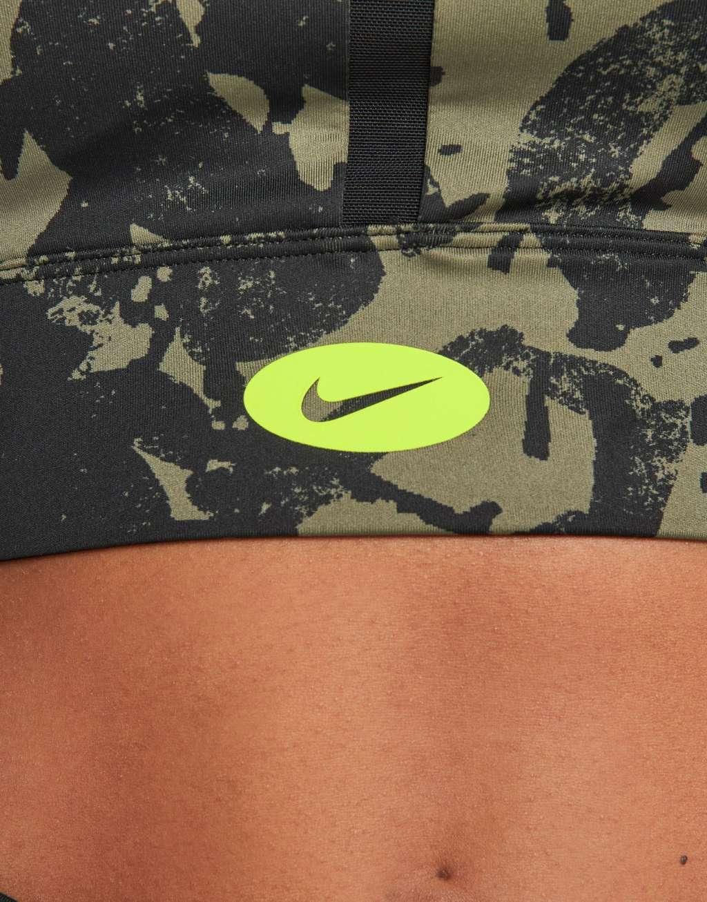 Nike Training Dri-FIT Indy Icon Clash all over print bra Product Image