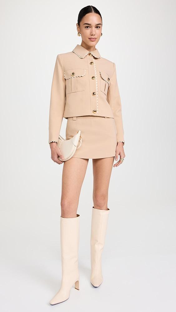 English Factory Belted Mini Skort | Shopbop Product Image