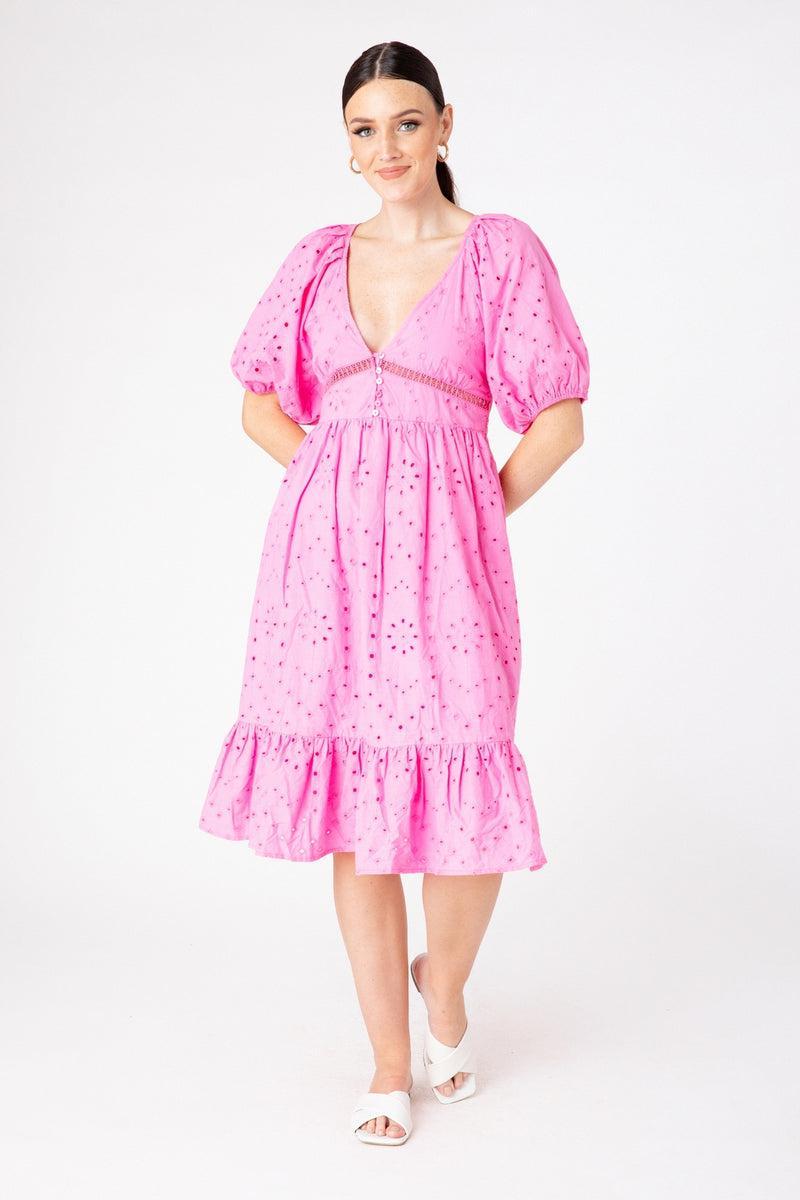 Pink Tiffany Dress Product Image