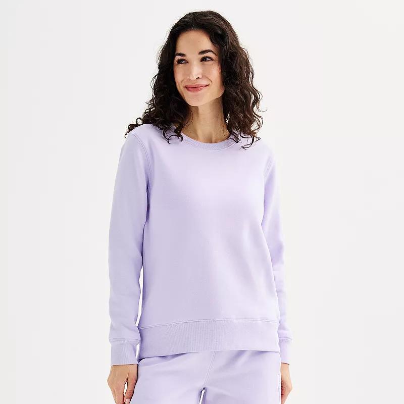 Womens Tek Gear Ultrasoft Fleece Crewneck Sweatshirt Product Image