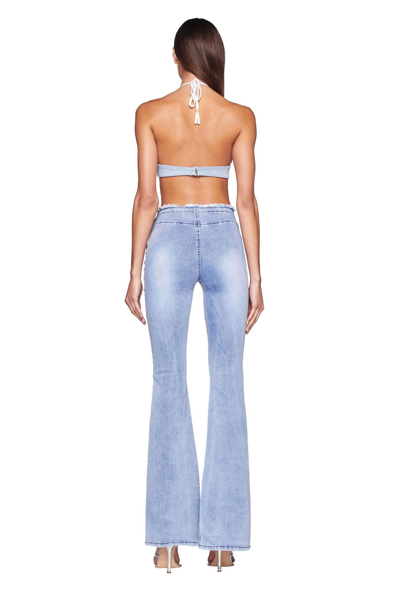 NEAVAH DENIM PANT - BLUE DENIM : LIGHT BLUE Product Image