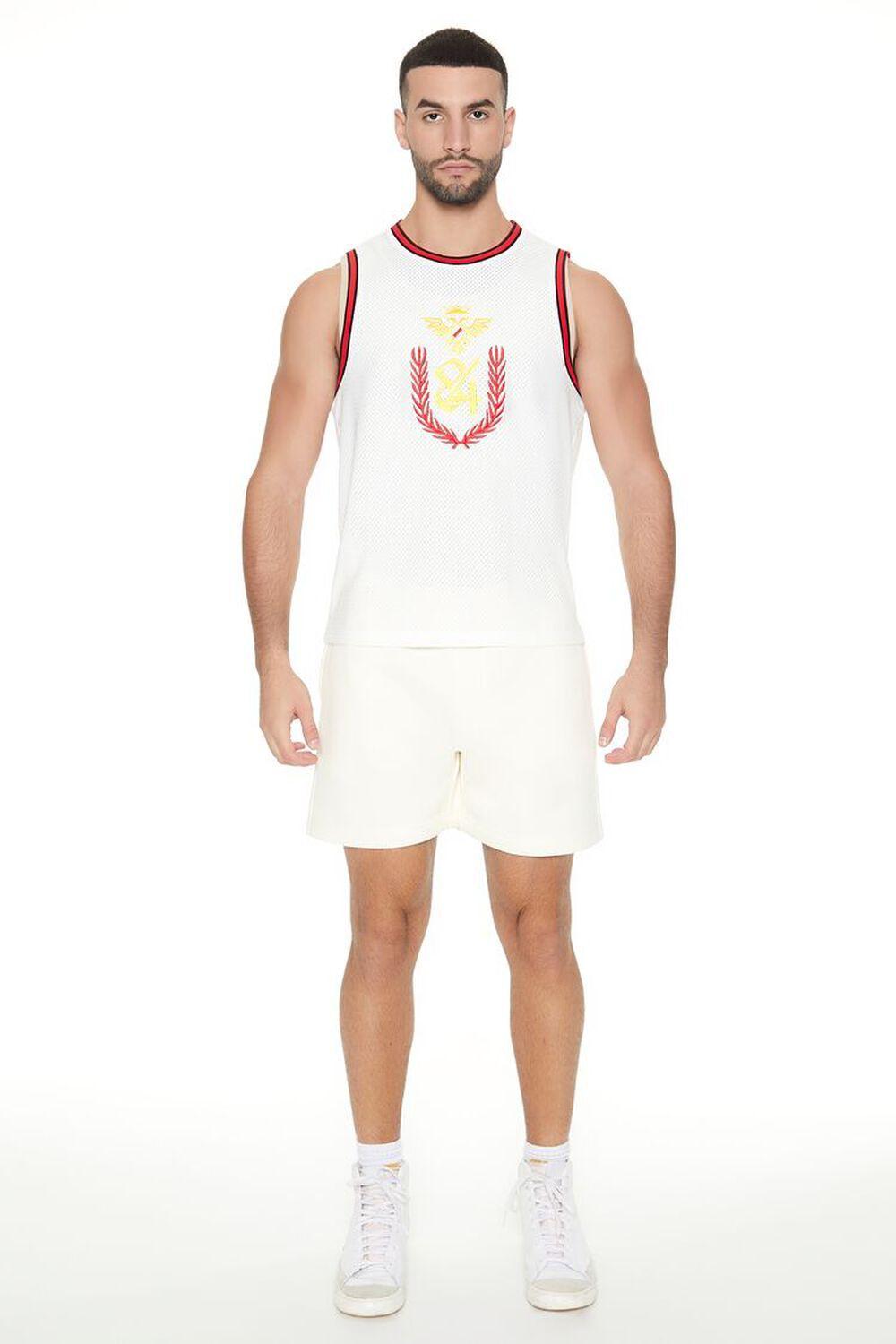 Mesh Embroidered 84 Basketball Jersey | Forever 21 Product Image