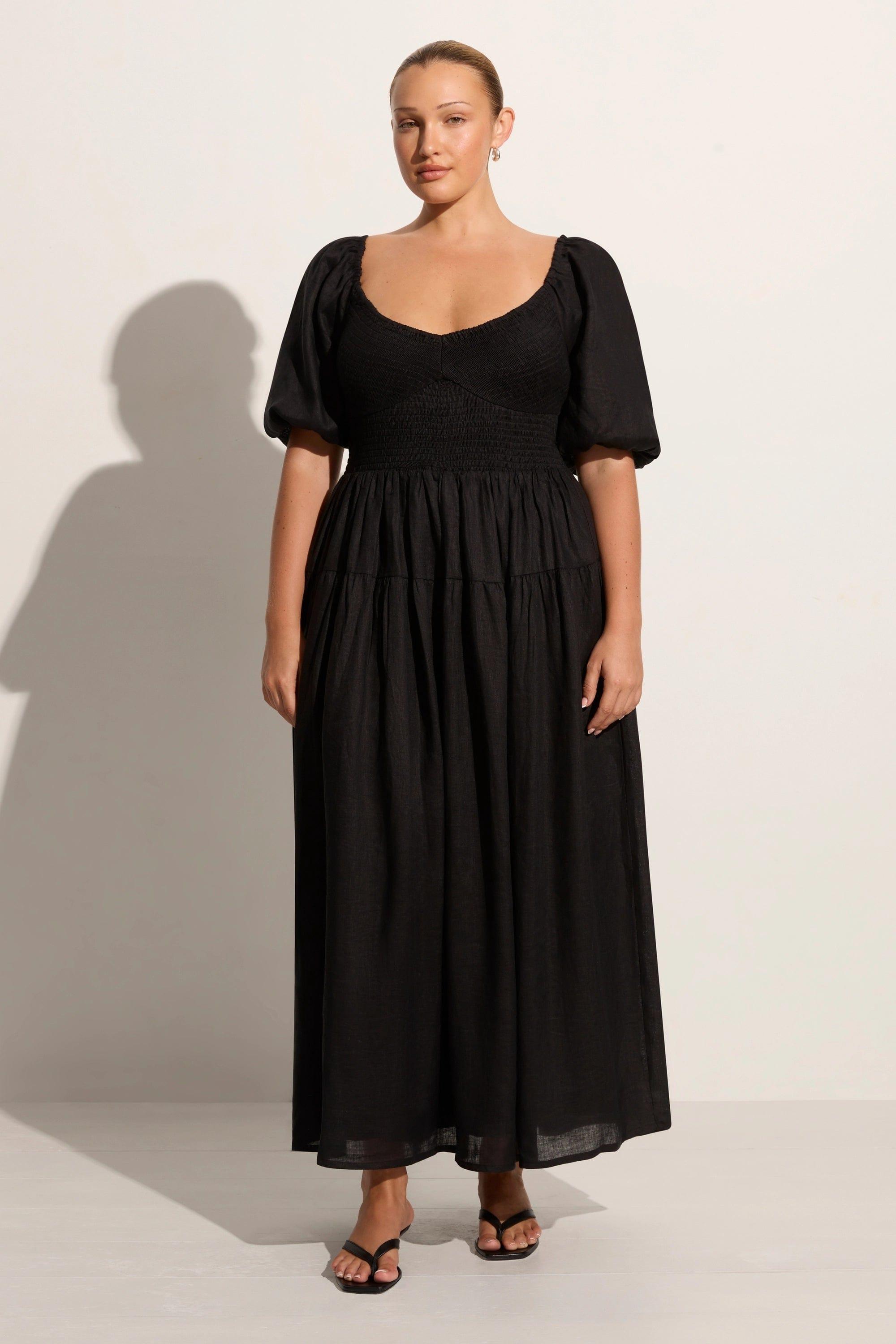 Rosarico Midi Dress Black - Final Sale Product Image