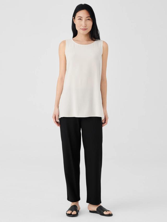 EILEEN FISHER Washable Stretch Crepe Pantfemale Product Image