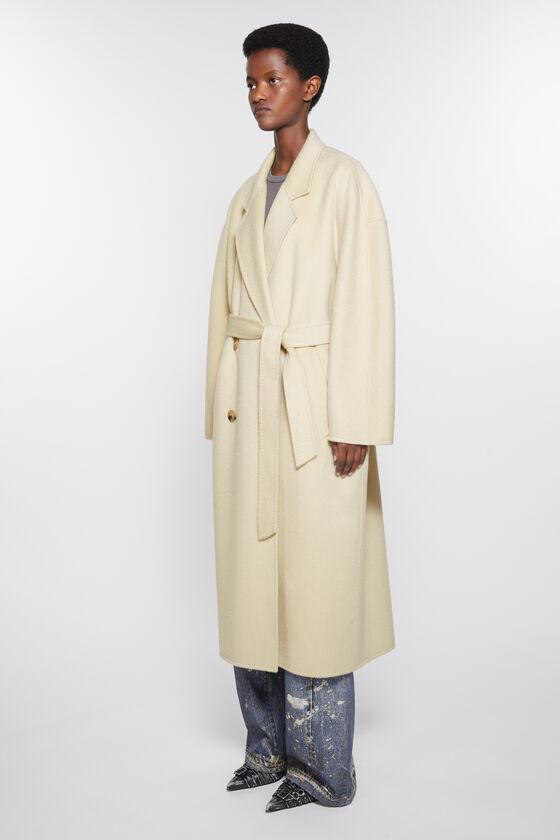 Double-breasted wool coat Product Image