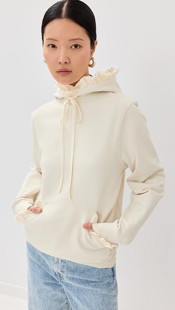 Tanner Fletcher Kit Ruffle Trim Hoodie | Shopbop Product Image