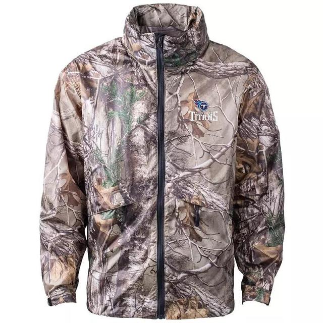 Mens Dunbrooke Realtree Camo Tennessee Titans Circle Sportsman Waterproof Packable Full-Zip Jacket TTN Green Product Image